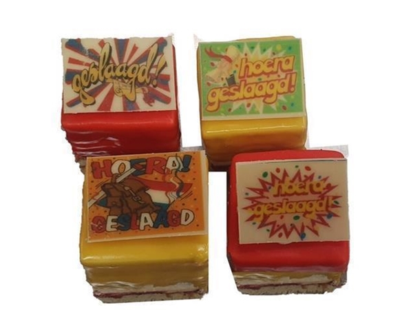 Cake Petit Four Geslaagd