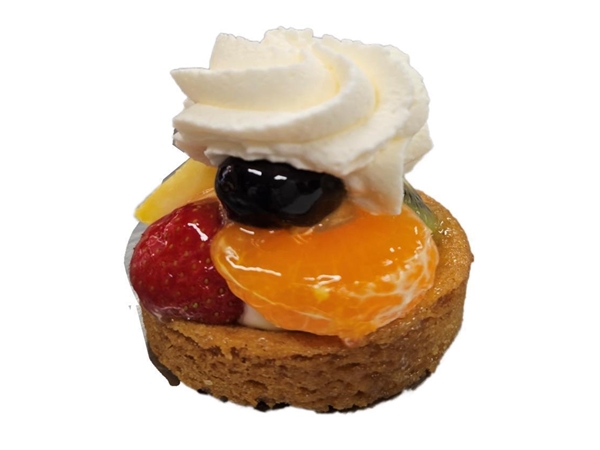 Vruchten Slofgebak met slagroom