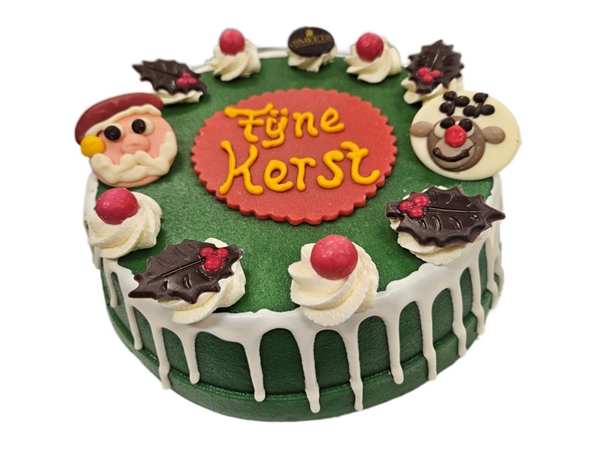 Marsepeintaart Kerst