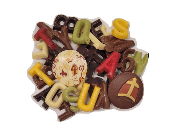 Chocolade cijfers en letters